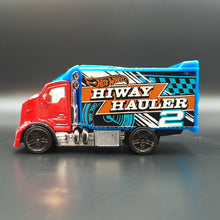 Load image into Gallery viewer, Hot Wheels 2014 Hiway Hauler 2 Red #6 HW City: HW City Works