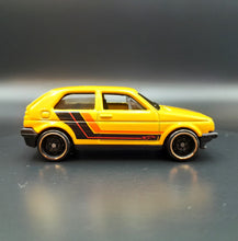 Load image into Gallery viewer, Hot Wheels 2018 Volkswagen Golf MK2 Yellow #171 Then and Now 5/10