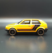 Load image into Gallery viewer, Hot Wheels 2018 Volkswagen Golf MK2 Yellow #171 Then and Now 5/10