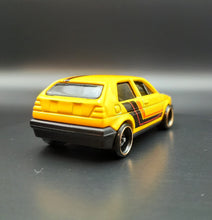 Load image into Gallery viewer, Hot Wheels 2018 Volkswagen Golf MK2 Yellow #171 Then and Now 5/10