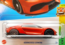 Load image into Gallery viewer, Hot Wheels 2023 Koenigsegg Gemera Red #188 HW Exotics 4/10 New Long Card
