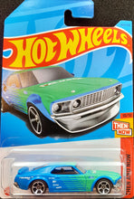 Load image into Gallery viewer, Hot Wheels 2023 '69 Ford Mustang Boss 302 Blue #244 Then and Now 10/10 New