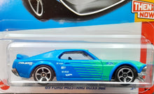 Load image into Gallery viewer, Hot Wheels 2023 '69 Ford Mustang Boss 302 Blue #244 Then and Now 10/10 New