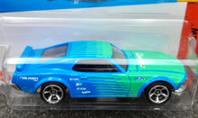 Load image into Gallery viewer, Hot Wheels 2023 '69 Ford Mustang Boss 302 Blue #244 Then and Now 10/10 New