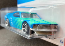 Load image into Gallery viewer, Hot Wheels 2023 '69 Ford Mustang Boss 302 Blue #244 Then and Now 10/10 New