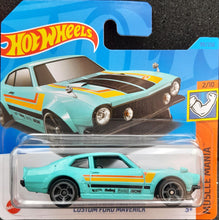 Load image into Gallery viewer, Hot Wheels 2023 Custom Ford Maverick Turquoise #99 Muscle Mania 2/10 New