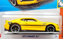 Load image into Gallery viewer, Hot Wheels 2023 2017 Camaro ZL1 Yellow #135 Muscle Mania 5/10 New Long Card