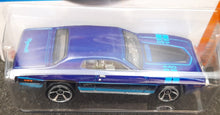 Load image into Gallery viewer, Hot Wheels 2023 '71 Plymouth GTX Blue #166 Muscle Mania 7/10 New Long Card