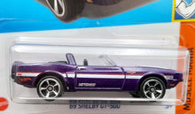 Load image into Gallery viewer, Hot Wheels 2023 '69 Shelby GT 500 Purple Muscle Mania 9/10 New Long Card