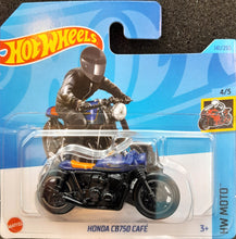 Load image into Gallery viewer, Hot Wheels 2023 Honda CB750 Cafe Navy Blue #141 HW Moto 4/5 New