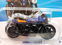 Load image into Gallery viewer, Hot Wheels 2023 Honda CB750 Cafe Navy Blue #141 HW Moto 4/5 New