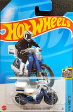 Load image into Gallery viewer, Hot Wheels 2023 Honda Super Cub Custom Blue #160 HW Moto 5/5 New Long Card