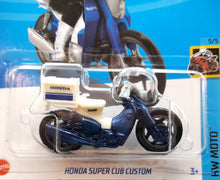 Load image into Gallery viewer, Hot Wheels 2023 Honda Super Cub Custom Blue #160 HW Moto 5/5 New Long Card
