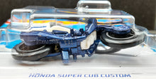 Load image into Gallery viewer, Hot Wheels 2023 Honda Super Cub Custom Blue #160 HW Moto 5/5 New Long Card