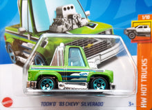 Load image into Gallery viewer, Hot Wheels 2023 Toon'd '83 Chevy Silverado Lime Green #93 HW Hot Trucks 1/10 New