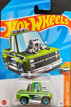 Load image into Gallery viewer, Hot Wheels 2023 Toon'd '83 Chevy Silverado Lime Green #93 HW Hot Trucks 1/10 New Long Card