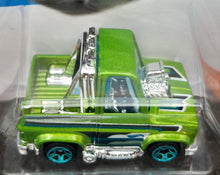 Load image into Gallery viewer, Hot Wheels 2023 Toon'd '83 Chevy Silverado Lime Green #93 HW Hot Trucks 1/10 New Long Card