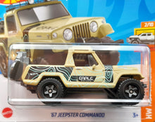 Load image into Gallery viewer, Hot Wheels 2023 '67 Jeepster Commando Tan #94 HW Hot Trucks 2/10 New