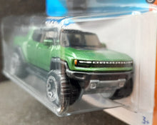 Load image into Gallery viewer, Hot Wheels 2023 GMC Hummer EV Green #116 HW Hot Trucks 3/10 New Long Card