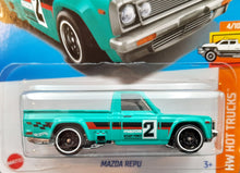 Load image into Gallery viewer, Hot Wheels 2023 Mazda Repu Turquoise #147 HW Hot Trucks 4/10 New Long Card
