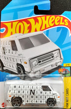 Load image into Gallery viewer, Hot Wheels 2023 70s Van White #16 HW Art Cars 2/10 New Long Card
