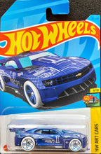 Load image into Gallery viewer, Hot Wheels 2023 Custom '11 Camaro Dark Blue #36 HW Art Cars 4/10 New Long Card
