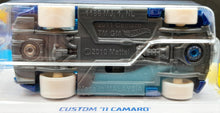 Load image into Gallery viewer, Hot Wheels 2023 Custom '11 Camaro Dark Blue #36 HW Art Cars 4/10 New Long Card