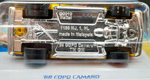 Load image into Gallery viewer, Hot Wheels 2023 '68 Copo Camaro Yellow #63 HW Art Cars 5/10 New