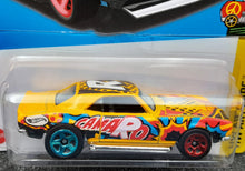 Load image into Gallery viewer, Hot Wheels 2023 '68 Copo Camaro Yellow #63 HW Art Cars 5/10 New Long Card
