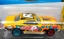 Load image into Gallery viewer, Hot Wheels 2023 '68 Copo Camaro Yellow #63 HW Art Cars 5/10 New Long Card