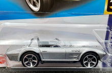 Load image into Gallery viewer, Hot Wheels 2023 Corvette Grand Sport Roadster Silver #154 HW Screen Time 8/10 New