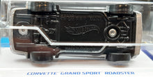 Load image into Gallery viewer, Hot Wheels 2023 Corvette Grand Sport Roadster Silver #154 HW Screen Time 8/10 New