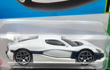 Load image into Gallery viewer, Hot Wheels 2023 Rimac Nevera White #70 HW Green Speed 4/10 New Long Card