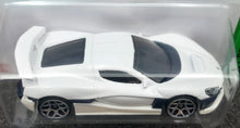 Load image into Gallery viewer, Hot Wheels 2023 Rimac Nevera White #70 HW Green Speed 4/10 New Long Card