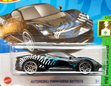 Load image into Gallery viewer, Hot Wheels 2023 Automobili Pinifarina Battista Black #108 HW Green Speed New 5/10
