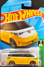 Load image into Gallery viewer, Hot Wheels 2023 Volkswagen ID. Buzz Yellow #173 HW Green Speed 10/10 New