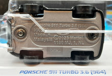Load image into Gallery viewer, Hot Wheels 2023 Porsche 911 Turbo 3.6 (964) Black #234 Tooned 5/5 New Long Card