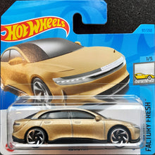Load image into Gallery viewer, Hot Wheels 2023 Lucid Air Gold #97 Factory Fresh 1/5 New