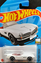 Load image into Gallery viewer, Hot Wheels 2023 BMW 507 White #120 Factory Fresh 2/5 New Long Card