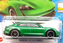 Load image into Gallery viewer, Hot Wheels 2023 Porsche Taycan Turbo S Green #149 Factory Fresh 4/5 New