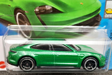 Load image into Gallery viewer, Hot Wheels 2023 Porsche Taycan Turbo S Green #149 Factory Fresh 4/5 New
