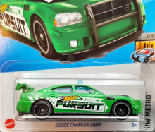 Load image into Gallery viewer, Hot Wheels 2023 Dodge Charger Drift Green #54 HW Metro 2/10 New Long Card