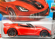 Load image into Gallery viewer, Hot Wheels 2023 Corvette C7 Z06 Convertible Red #34 HW Roadsters 4/10 New