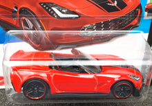 Load image into Gallery viewer, Hot Wheels 2023 Corvette C7 Z06 Convertible Red #34 HW Roadsters 4/10 New