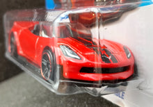 Load image into Gallery viewer, Hot Wheels 2023 Corvette C7 Z06 Convertible Red #34 HW Roadsters 4/10 New