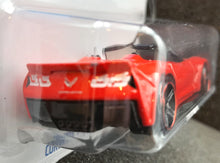 Load image into Gallery viewer, Hot Wheels 2023 Corvette C7 Z06 Convertible Red #34 HW Roadsters 4/10 New Long Card