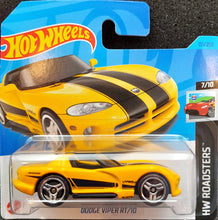 Load image into Gallery viewer, Hot Wheels 2023 Dodge Viper RT/10 Yellow #131 HW Roadsters 7/10 New