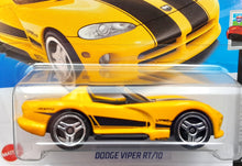 Load image into Gallery viewer, Hot Wheels 2023 Dodge Viper RT/10 Yellow #131 HW Roadsters 7/10 New