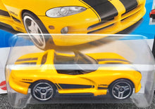 Load image into Gallery viewer, Hot Wheels 2023 Dodge Viper RT/10 Yellow #131 HW Roadsters 7/10 New