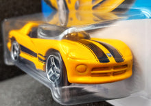 Load image into Gallery viewer, Hot Wheels 2023 Dodge Viper RT/10 Yellow #131 HW Roadsters 7/10 New